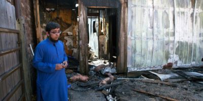 Quba mosque, burned mosque