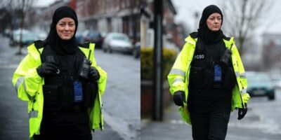 Brittisk poliskvinna